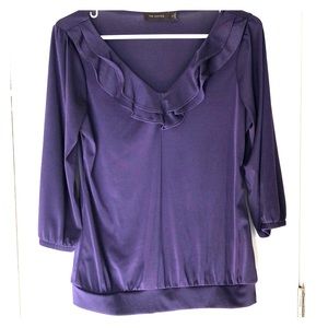 The Limited dark purple blouse